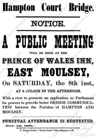 Hampton Court Bridge - Public Meeting Notice