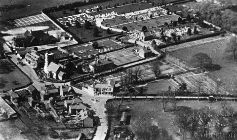 Aerial view of West Molesey