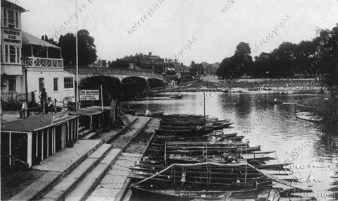 Castle Hotel and third bridge