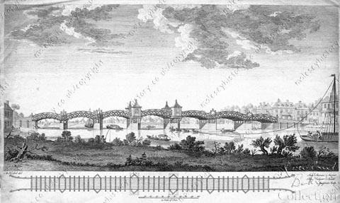 The first Hampton Court Bridge