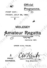 1901 Regatta programme
