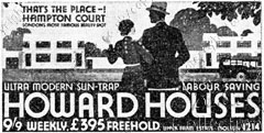 Ad for Howard Houses